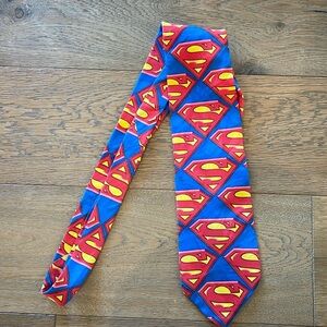 1996 Ralph Marlin & Co. Superman Shield Tie